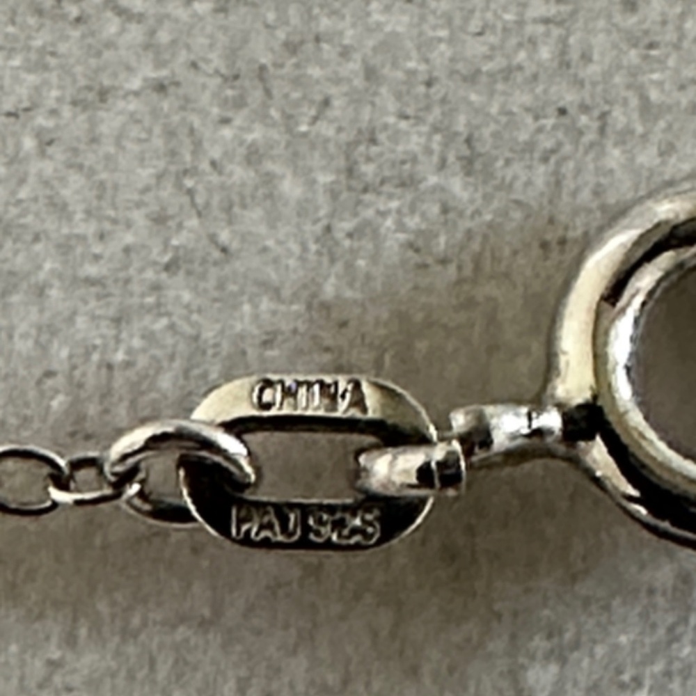 Silver Bean Necklace - Picture 5 of 5